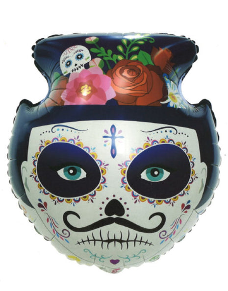 23in Party Day Of The Dead Catrin Balloon - Joker Party Supply