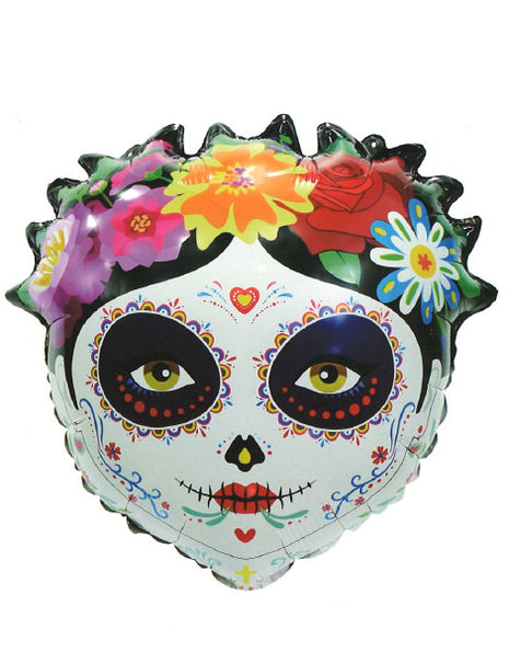 23in Party Day Of The Dead Catrina Balloon - Joker Party Supply