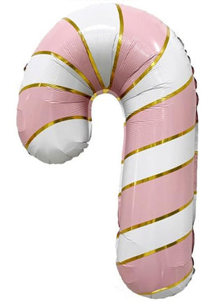 29in Party Pink Candy Cane Balloon - Joker Party Supply
