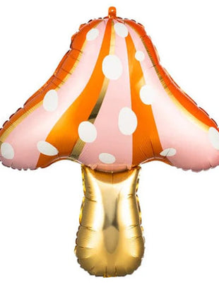 29in Party Pink & Red Mushroom Balloon - Joker Party Supply