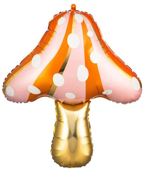 29in Party Pink & Red Mushroom Balloon - Joker Party Supply
