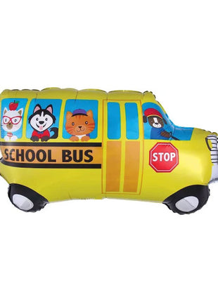 29in Party School Bus Balloon - Joker Party Supply