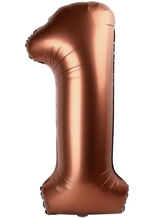 34in Party Coffee Number 1 Balloon - Joker Party Supply