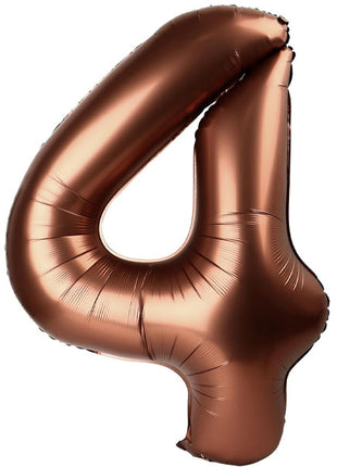 34in Party Coffee Number 4 Balloon - Joker Party Supply