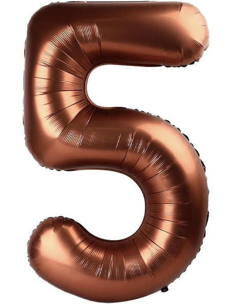 34in Party Coffee Number 5 Balloon - Joker Party Supply