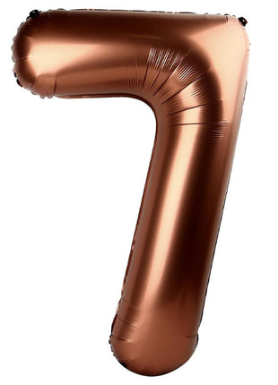 34in Party Coffee Number 7 Balloon - Joker Party Supply