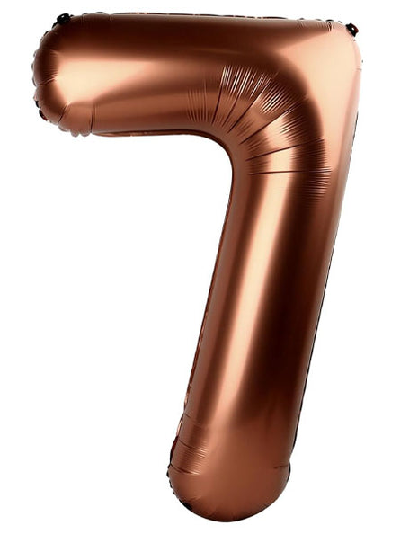 34in Party Coffee Number 7 Balloon - Joker Party Supply