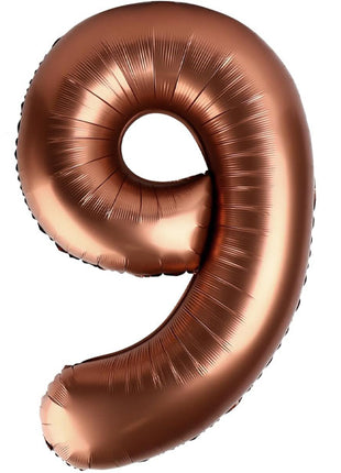 34in Party Coffee Number 9 Balloon - Joker Party Supply