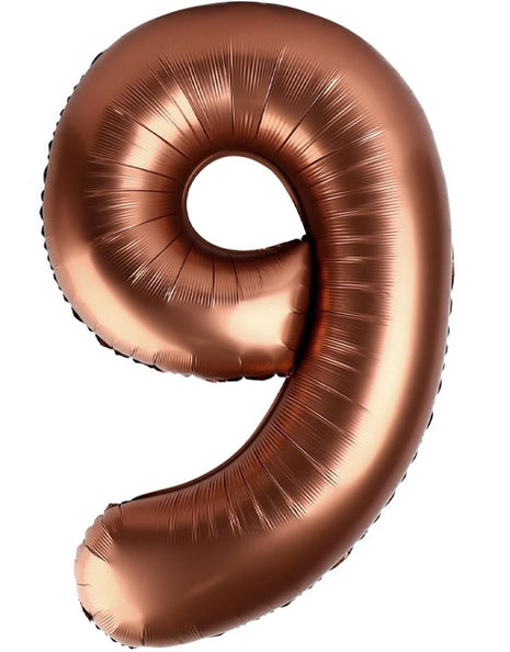34in Party Coffee Number 9 Balloon - Joker Party Supply