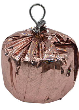Centro de mesa holográfico redondo de oro rosa de 1,02 lb
