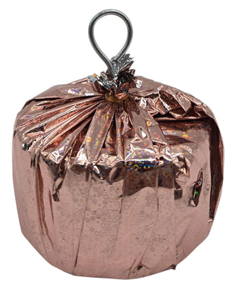 Centro de mesa holográfico redondo de oro rosa de 1,02 lb