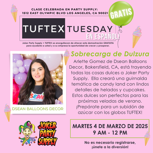 Tuftex Tuesday With ARLETTE - Joker Party Supply