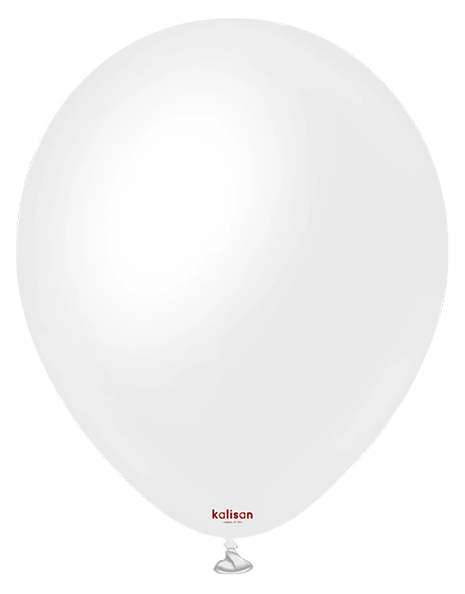 5in Kalisan Opaque Satin Snow White 50ct