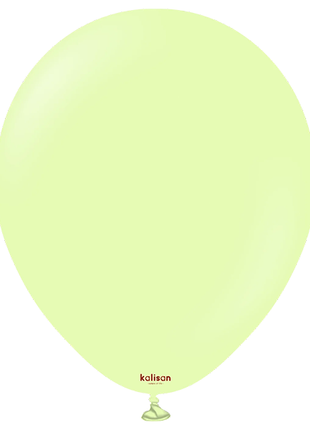 12 pulgadas Kalisan Macaron Pistacho 100 ct