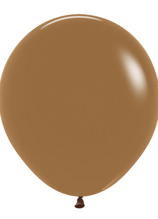 18in Sempertex Deluxe Mocha 25ct