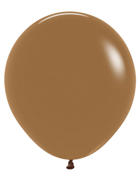 18in Sempertex Deluxe Mocha 25ct