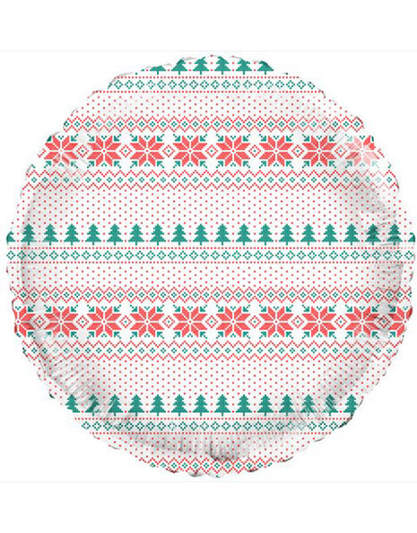 18in Tuftex Feelin Festive Ugly Sweater Balloon - Joker Party Supply