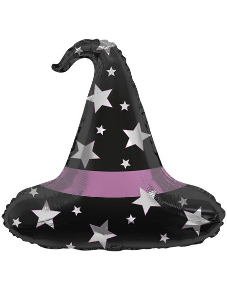 Globo "Pon tu sombrero de bruja" de Tuftex de 28 pulgadas