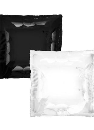 Globo cuadrado blanco y negro Tuftex de 24 pulgadas