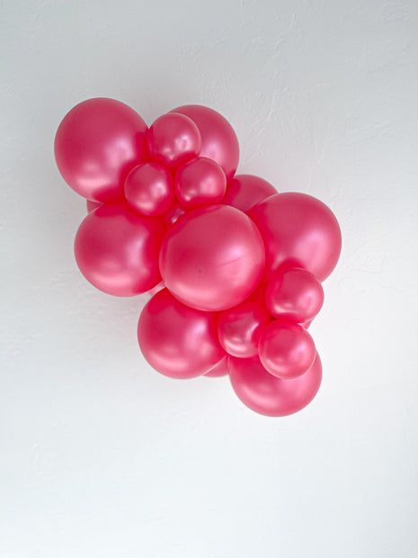 Tuftex Fucsia Metálico de 5 pulgadas, 50 unidades