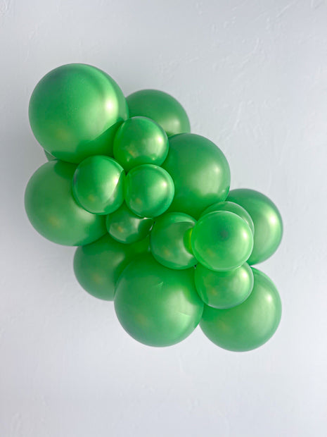 Tuftex verde metálico de 11 pulgadas, 100 unidades