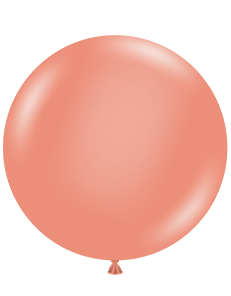 36in Tuftex Metallic Rose Gold 2ct - Joker Party Supply