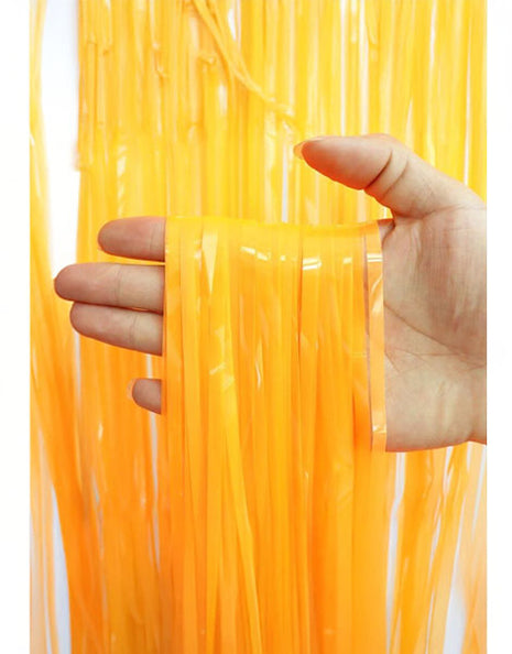 SoNice Neon Orange Curtain 8ft