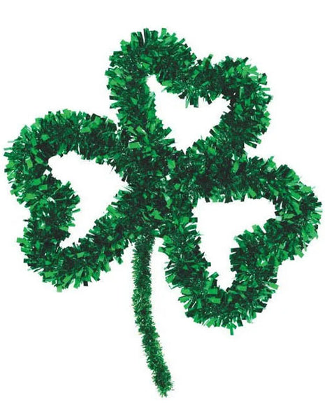 Amscan Open Shamrock Hanging Decoration Tinsel 11″ x 14″