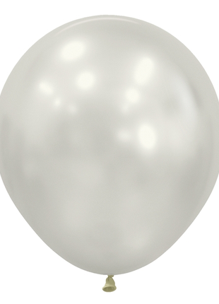 Sempertex Seda Blanco Ostra de 18 pulgadas, 25 unidades