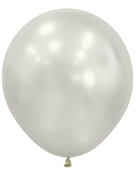 Sempertex Seda Blanco Ostra de 18 pulgadas, 25 unidades