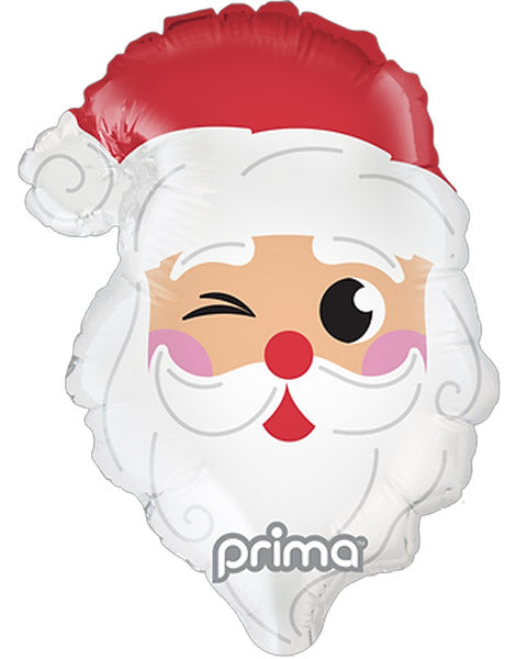 22in Prima Santa Head Balloon (2-Sides) - Joker Party Supply