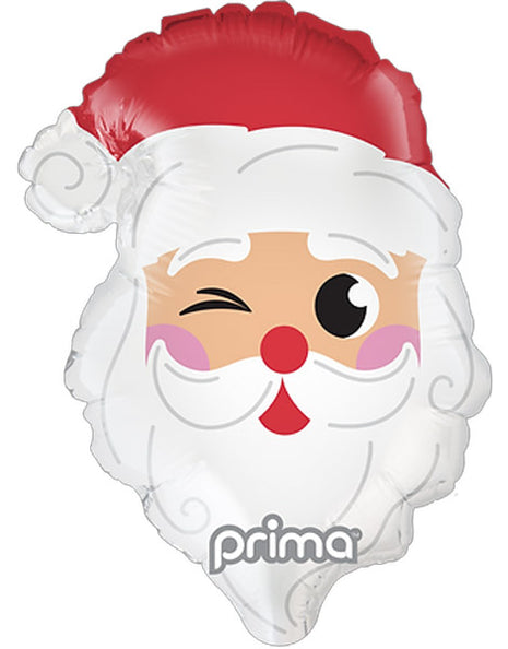 22in Prima Santa Head Balloon (2-Sides) - Joker Party Supply