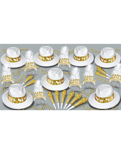 Gold Paradise Party Kit For 50 People