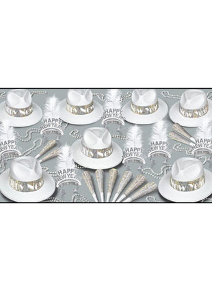 Silver Paradise Party Kit For 50 People