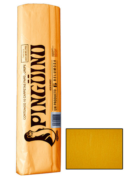 Pinguino Papel Crepe/Crepe Paper Amarrillo Huevo 10 Ojas/10 Sheets