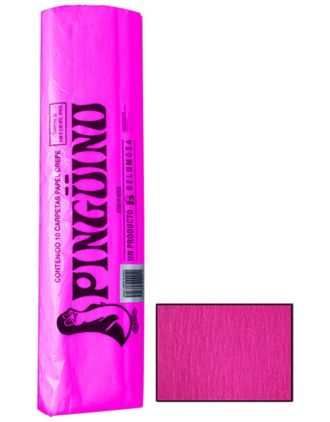 Pinguino Papel Crepe/Crepe Paper Bugambila 10 Ojas/10 Sheets