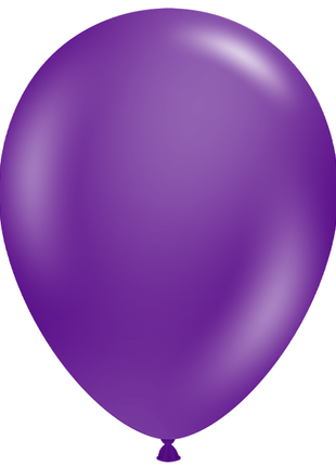 11in Tuftex Plum Purple 100 Ct - Joker Party Supply