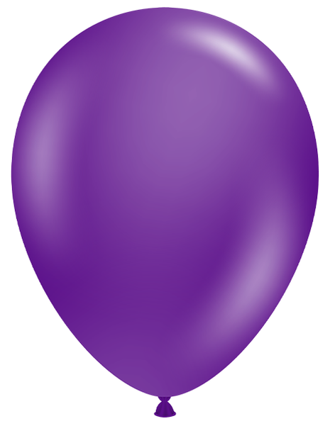 11in Tuftex Plum Purple 100 Ct - Joker Party Supply