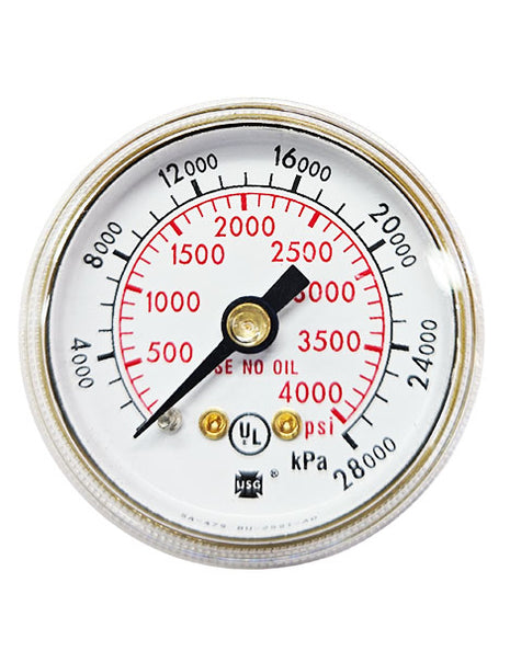 PremiumConwin Pressure Gauge 0-4000 CBM 1/8in MP