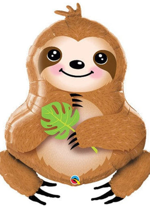 39in Qualatex Sweet Sloth Balloon - Joker Party Supply