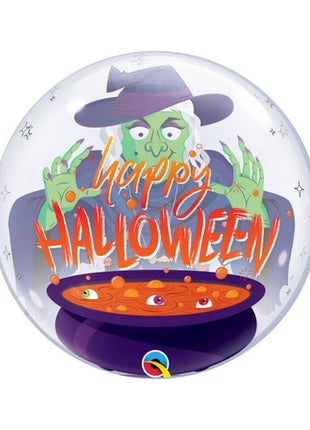 Globo de burbujas de brebaje de bruja de Halloween Qualatex de 22 pulgadas