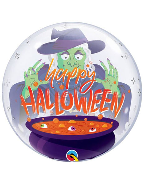 Globo de burbujas de brebaje de bruja de Halloween Qualatex de 22 pulgadas