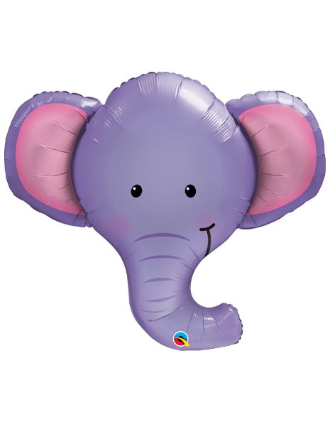 39in Qualatex Ellie Elephant Balloon - Joker Party Supply