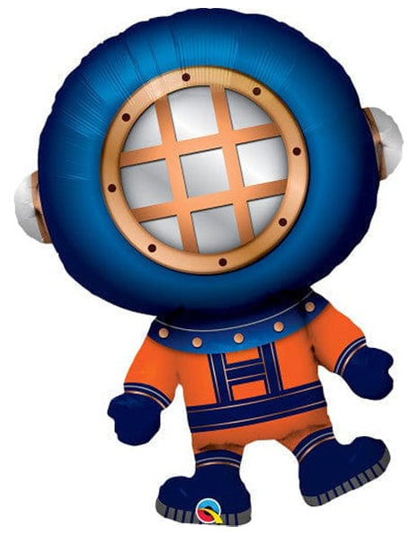37in Qualatex Deep Sea Diver Balloon - Joker Party Supply