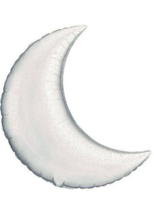 Globo con cresta de luna plateada Qualatex de 35 pulgadas
