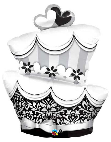 41in Qualatex Wedding Cake Balloon - Joker Party Supply
