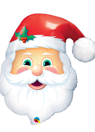 32in Qualatex Jolly Santa Claus Balloon - Joker Party Supply
