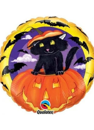 Globo Qualatex Cat In The Jack de 18 pulgadas