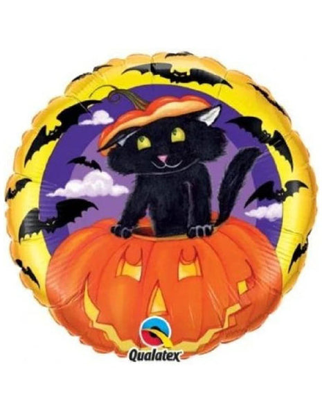 Globo Qualatex Cat In The Jack de 18 pulgadas