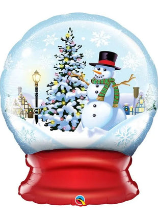 36in Qualatex Snowman Snow Globe Balloon